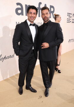 Ricky Martin and Jwan Yosef