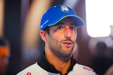 Daniel Ricciardo and Heidi Berger