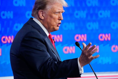 2024: Donald Trump at the Presidential debate