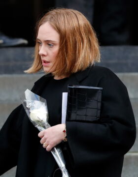 Adele attends the Grenfell Tower National Memorial Service