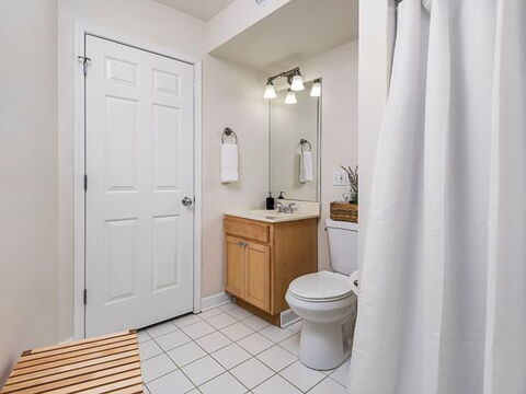 Attached bathroom