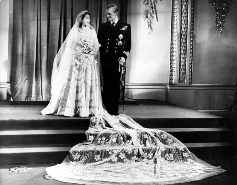 1947 marked the year when she got married to her third cousin, Prince Philip of Greece at Westminster Abbey.
