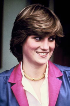 Diana Spencer as a teenager