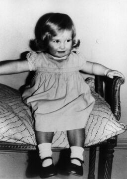Princess Diana at 2 years old