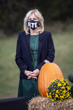 Dr. Jill Biden pushes women to vote