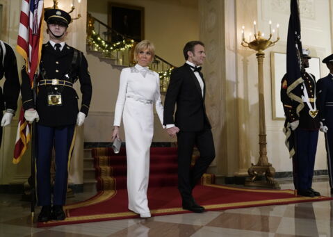 Emmanuel and Brigitte Macron in 2022