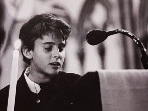 Emmanuel Macron as a child