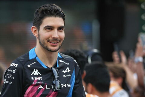 Esteban Ocon and Flavy Barla