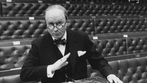 Hardy played Winston Churchill in 1982 and has reprised the role across different productions. He died at the age of 91 in 2017.