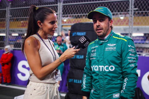 Fernando Alonso and Melissa Jiménez