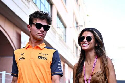 Lando Norris and Luisinha Oliveira