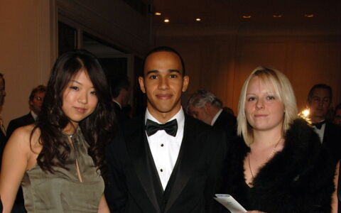 Lewis Hamilton's highschool sweetheart