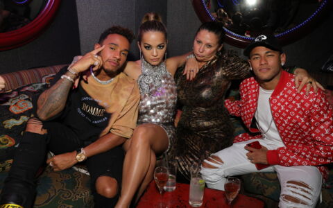 Lewis Hamilton and Rita Ora