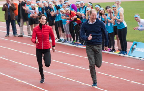 Shortly before their sixth anniversary, the Duchess and Duke took part in the London Marathon in 2017.