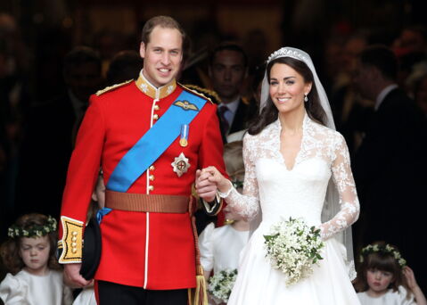 William and Kate officially got married in 2011 at Westminster Abbey, becoming the Duke and Duchess of Cambridge, respectively.