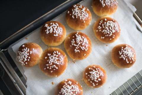 Des petites brioches au sucre