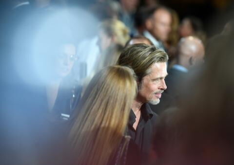 Brad Pitt ist immer in Begleitung und nie allein