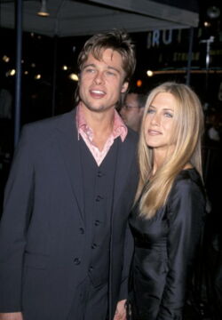 Brad und Jennifer aus und Vorbei