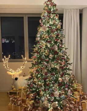 Chiara Ferragni und ihr Plüschtierbaum