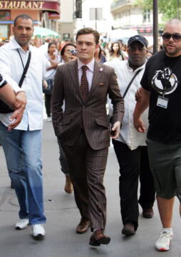 Ed Westwick alias Chuck Bass @Gettyimages