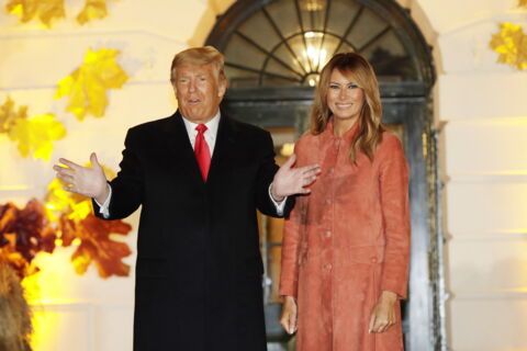 Melania ist an Donald Trumps Seite geblieben
