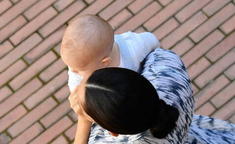 Mutter von zwei Kindern