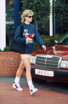 Prinzessin Diana ist es zu verdanken, dass Biker-Shorts im Trend liegen!