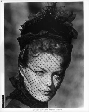 Romy Schneider mit Schleier
