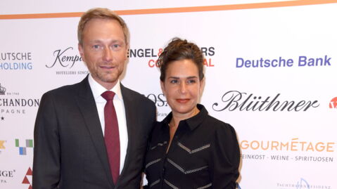 Der Politiker mit seiner ersten Ehefrau Dagmar Rosenfeld