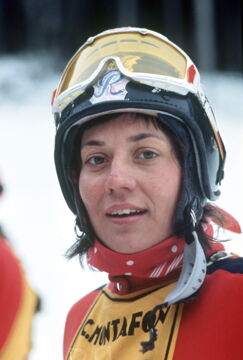 Drei Jahre später ist sie beim International Montafon Rennen in Österreich.