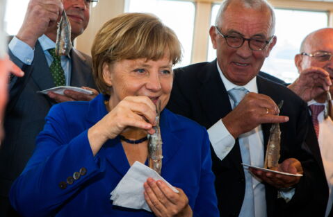 Merkel hat einen Angelschein