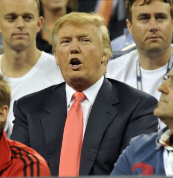 2010: Trump bei den US Open