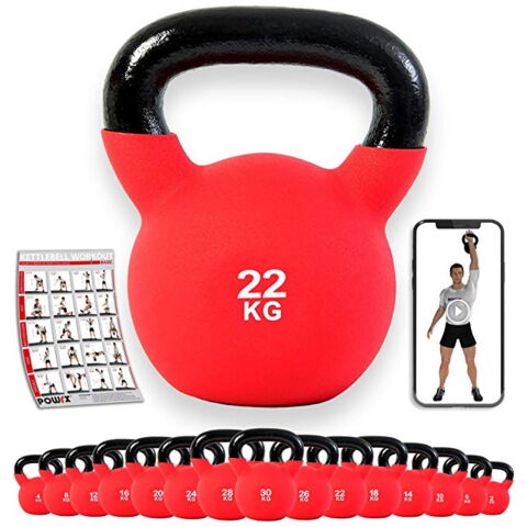Kettlebell en fonte POWRX