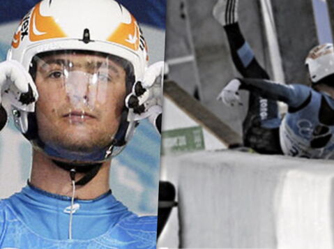 Nodar Kumaritashvili, décédé après avoir chuté de sa luge durant les JO d'Hiver