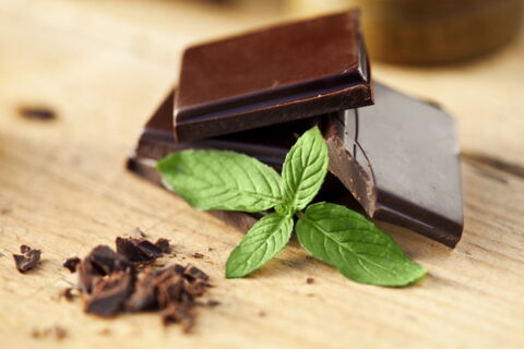 Smoothie menthe/chocolat (25 g protéines)