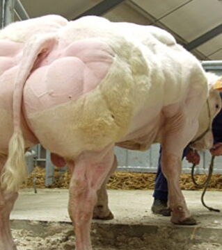 Des muscles partout chez ce boeuf.