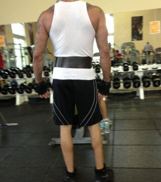 Une autre photo qui montre l'importance des séances de jambes