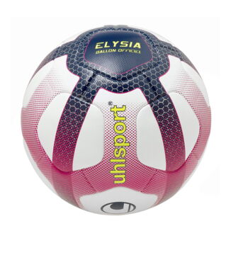 HERBE - Elysia - Uhlsport. C'est le ballon de notre chère Ligue 1. Personne n'a jamais réussi à prononcer le nom de la marque si chère à Guy Roux.