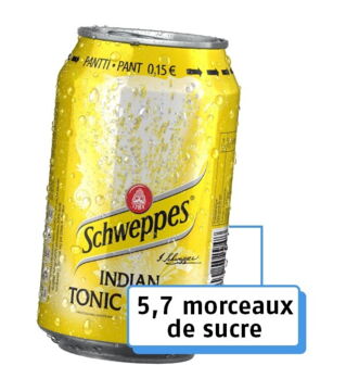 12. Le Schweppes Tonic
