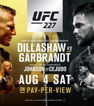 8 : UFC 227 - 300k. Le rematch entre Dillashaw et Garbrandt, l'une des rivalités les plus excitantes du game, qui s'est encore une fois terminée sur un KO. En co-main event, Henry Cejudo a choqué le monde en battant Demetrious Johnson.