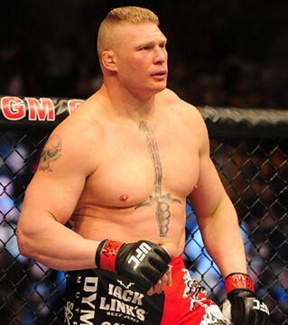 9 - Brock Lesnar, 1m88 pour 130 kg