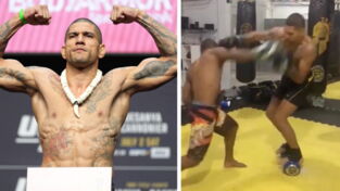 De la boxe sur hoverboard, l'entraînement totalement fou du combattant de l'UFC Alex Pereira