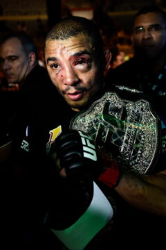 José Aldo après son combat contre Chad Mendes