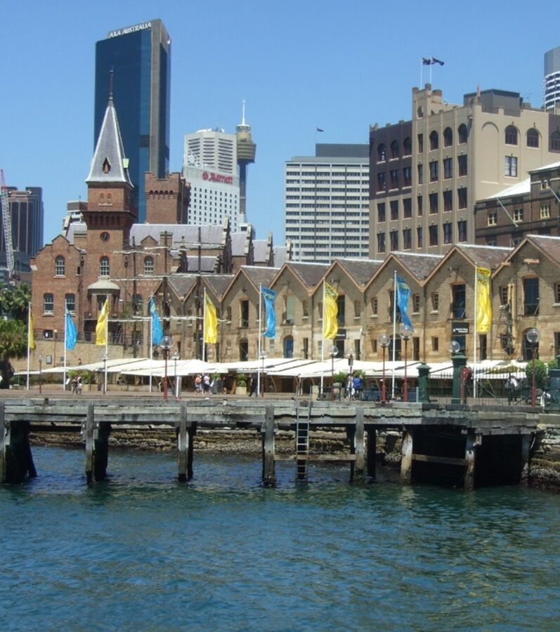 Sydney the "Rocks", premier quartier d'Australie