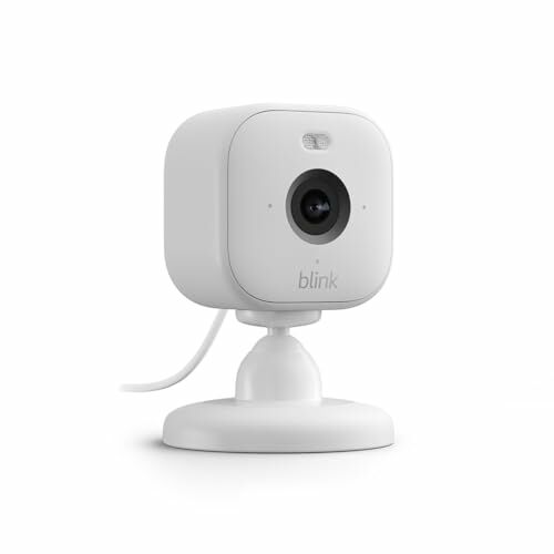 Image de Nouvelle Blink Mini 2 | Caméra de surveillance connectée à prise, vidéo nocturne HD en couleur, projecteur intégré, système audio bidirectionnel, détection de mouvements, fonctionne avec Alexa | Blanc