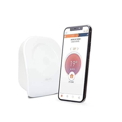 Image de Somfy 1870775 - Thermostat Connecté Radio V2 | Sans fil | Pour Chauffage ou Chaudière Individuelle | Contact sec | Compatible Amazon Alexa, l'Assistant Google & TaHoma (switch)