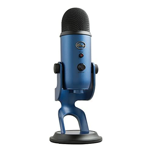 Image de Blue Microphones Yeti, Micro USB pour Enregistrer, Streaming, Gaming, Podcast, Micro PC & Mac, Micro Gaming condensateur, Micro PC & Mac avec Effets Blue VO!CE, Support ajustable, Plug and Play-Bleu