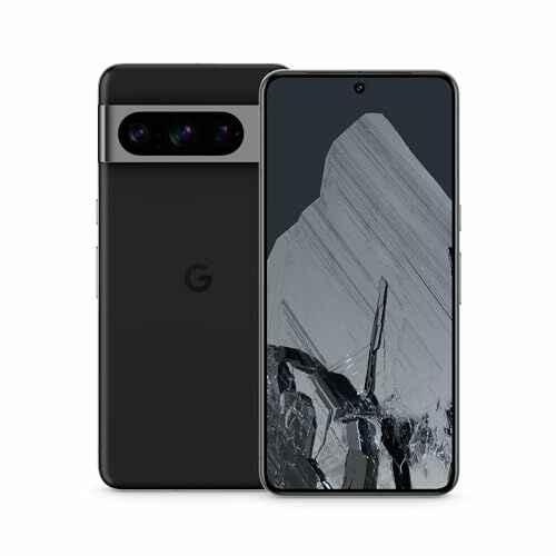 Image de Google Pixel 8 Pro – Smartphone Android débloqué avec téléobjectif, 24 Heures d'autonomie et écran Super Actua – Noir Volcanique, 256GB
