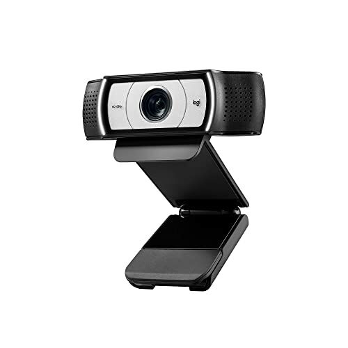 Image de Logitech C930e Business Webcam, Appel Vidéo Full HD 1080p/30ips, Correction/Mise au Point Automatiques, Zoom 4X, Volet de Protection, Skype Business, WebEx, Lync, Cisco, PC/Mac/Portable/Macbook/Chrome