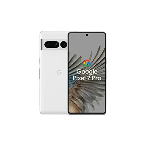 Image de Google Pixel 7 Pro – Smartphone Android 5G débloqué avec téléobjectif, Objectif Grand Angle et 24 Heures d'autonomie – 256GB – Neige